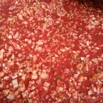 ترشی آب گوجه خانگی درجه یک