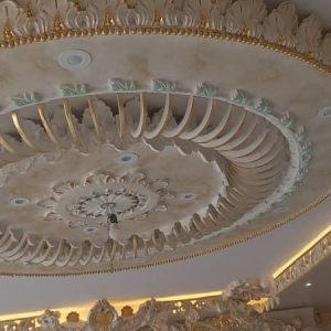 اجرای پتینه میکروسمنت ورق طلا، تهران، شهران شمالی