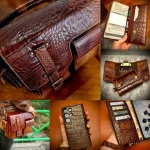 قبول دوخت انواع سفارشات چرم طبیعی دستدوز