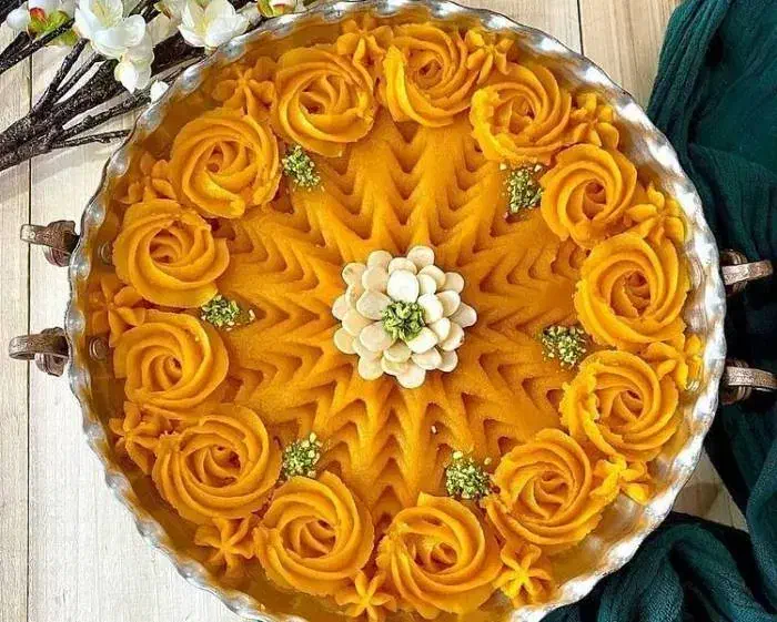 پخت حلوا خونگی برای مراسم و دسر و خورش خونگی