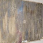 اجرای پتینه میکروسمنت ورق طلا، تهران، شهران شمالی