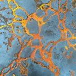 اجرای پتینه میکروسمنت ورق طلا، تهران، شهران شمالی