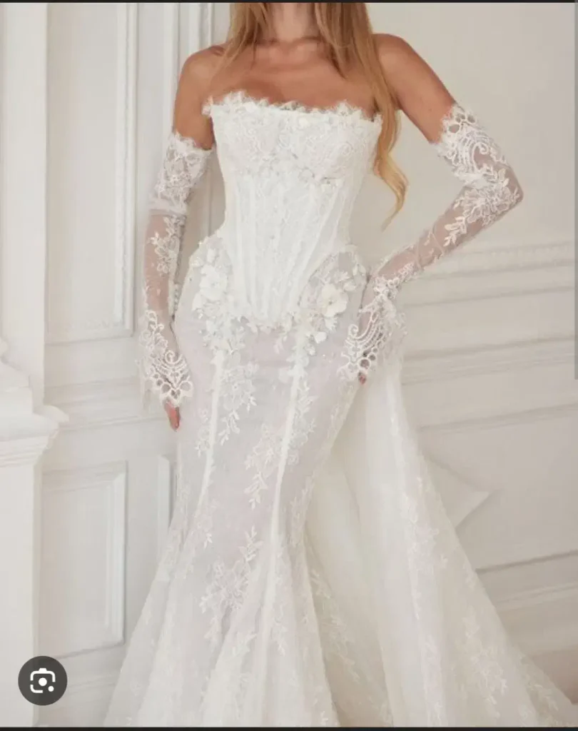 دوخت مزونی لباس عروس