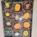 جارکیک های متنوع با فیلنگ کرم و خامه و تزئین گاناش، خزانه