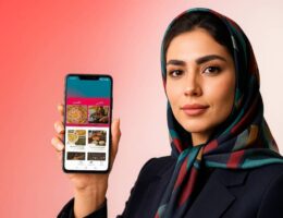 ایده کسب‌وکار زنانه، زن ایرانی مدیر و مصمم مشغول برنامه‌ریزی کسب‌وکار خانگی