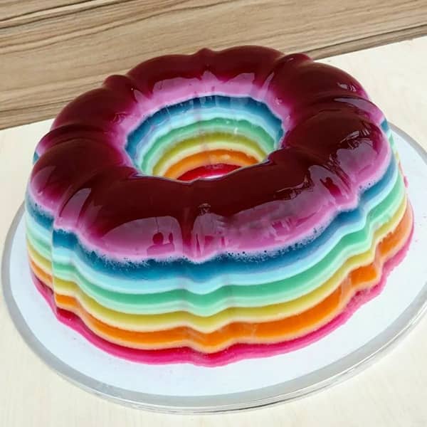 ژله چند رنگ